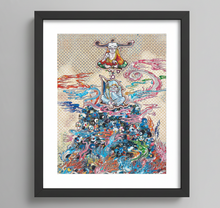 Load image into Gallery viewer, Takashi Murakami - 2 Arhats Meditating Amid the Hellfire of the Mound of the Dead
