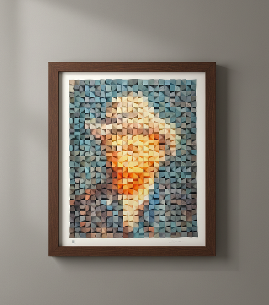 Timur Zagirov - SELF PORTRAIT WITH GREY FELT HAT (Van Gogh)