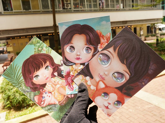 Adin Wiedyardini - PostCard Pack (Set of 3 Postcards)