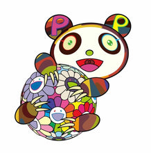 Load image into Gallery viewer, Takashi Murakami -  A Panda Cub Hugging a Ball of Flowers
