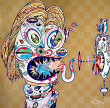 Load image into Gallery viewer, Takashi Murakami - Homage to Francis Bacon (Study for head of Isabel Rawsthorne, Gold)
