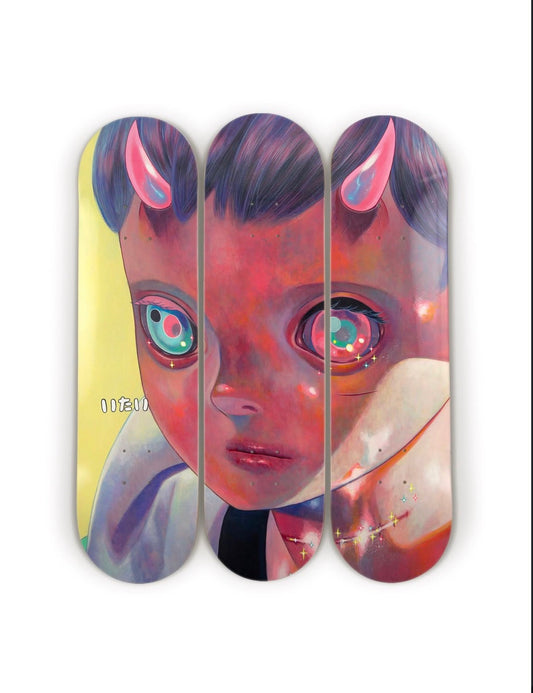 Hikari Shimoda - Whereabouts of God #33 (Skateboard, Complete set of 3 )