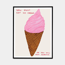 Load image into Gallery viewer, David Shrigley - You Must Eat Ice Cream or You Will Not Survive
