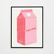 Load image into Gallery viewer, David Shrigley - Truth  (Pink, Milk Carton)
