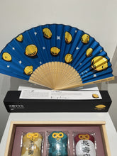 Load image into Gallery viewer, Takeru Amano - Folding Fan, Lucky Charm Bags (Sensu, Omamori, Lemons)

