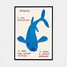 Load image into Gallery viewer, David Shrigley - Pisces (Blue Fish)

