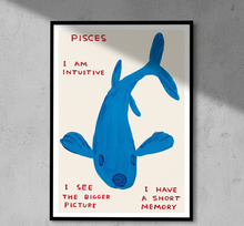 Load image into Gallery viewer, David Shrigley - Pisces (Blue Fish)
