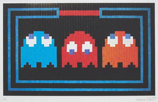 Invader - Prisoners (Pac-man, Red, Blue, Orange)