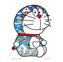Load image into Gallery viewer, Takashi Murakami - Doraemon Sitting Up: Weeping Some, Laughing Some (Kaikai Kiki)
