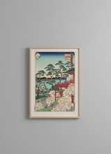 Load image into Gallery viewer, Takashi Murakami -  Hiroshige's 100 Famous Views of Edo- Japonisme Reconsidered—Kiyomizu Hall and Shinobazu Pond at Ueno (Flower Parent, Kaikai Kiki)
