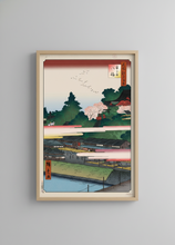 Load image into Gallery viewer, Takashi Murakami - Hiroshige's 100 Famous Views of Edo- Japonisme Reconsidered—Ichigaya Hachiman Shrine ( Kaikai Kiki)
