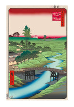 Load image into Gallery viewer, Takashi Murakami - Hiroshige's 100 Famous Views of Edo- Japonisme Reconsidered—Furukawa River, Hiroo ( DOB, Bridge, Kaikai Kiki)
