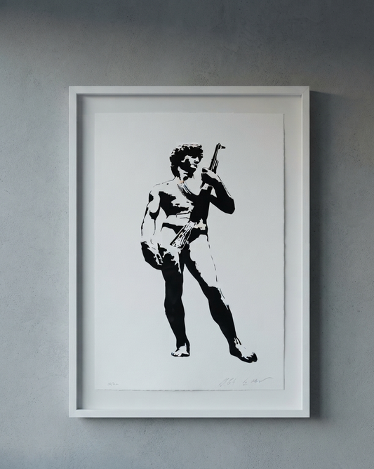 Blek Le Rat - David With Kalashnikoff