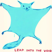 Load image into Gallery viewer, David Shrigley - Leap into the void (Blue, Bat)
