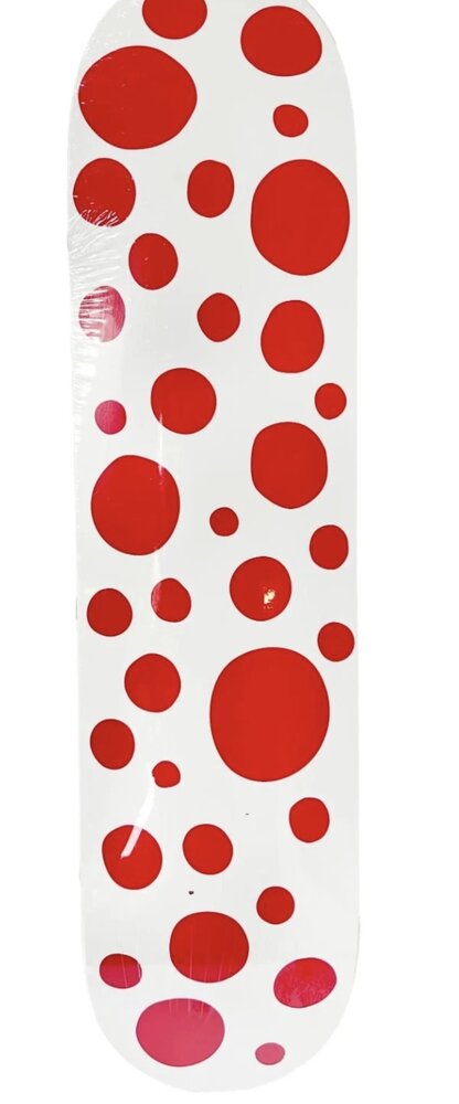 Yayoi Kusama - Dots Obsession (Big dots, Red, Skateboard)