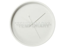 Load image into Gallery viewer, Virgil Abloh - &quot;TEMPORARY&quot; Wall Clock
