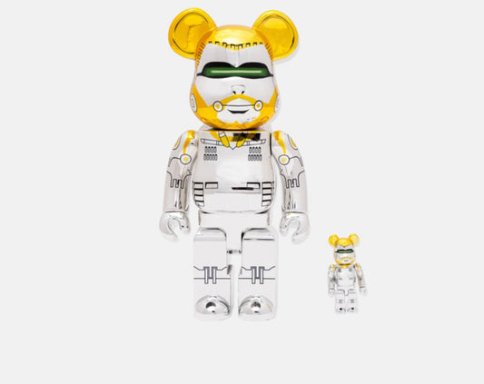 Hajime Sorayama X The Weeknd Be@rbrick 400% + 100% ( Bearbrick, Medicom Toy)