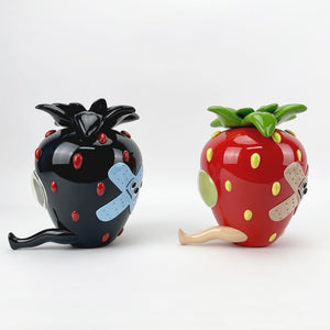 Stickymonger - Flower Pot (Black and Red) (Complete set of 2)