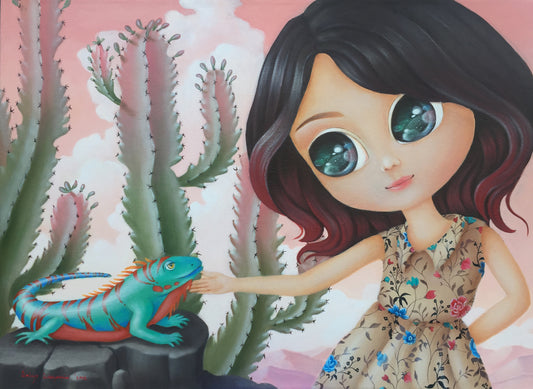 (Adin) AdinWahyu Wiedyardini -Girl & Chameleon Story