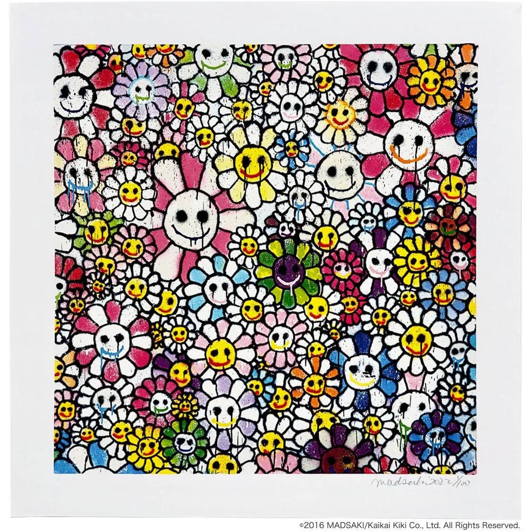Takashi Murakami - Pastel Colored Flowers
