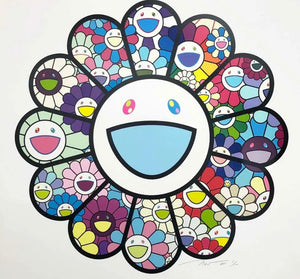Takashi Murakami - Flowers in Pastel Colors