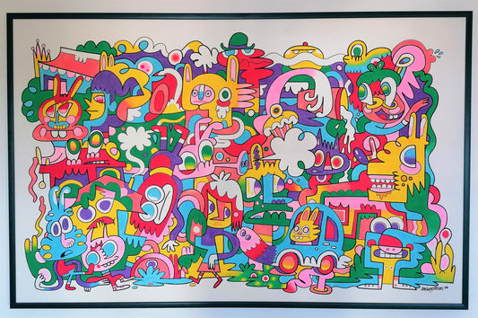 Jon Burgerman - Journey to Work