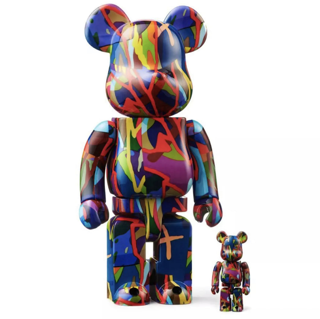 KAWS - Bearbrick Be@rbrick Tension 400% + 100% – Toyol Toys