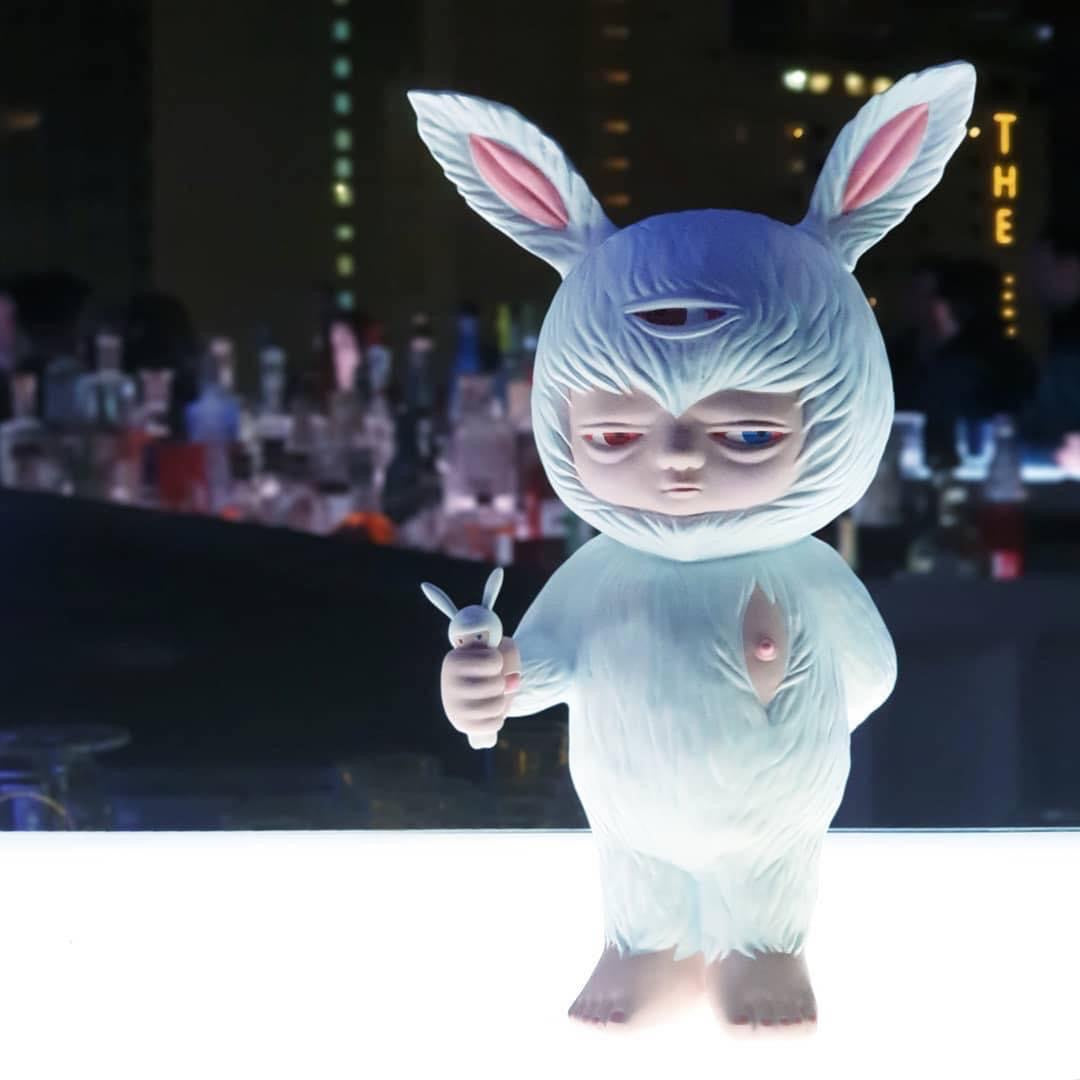 Alex Rabbit Face Alex Face - Baby Rabbit (Eskimo) Sculpture – Toyol Toys
