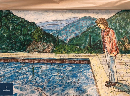 Madsaki - “Portrait of an Artist (Pool with Two Figures) Ⅱ (inspired by David Hockney)”