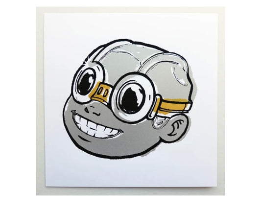 Hebru Brantley- Deluxe "Editions" with Silver & Gold Prints (Smile , Phibby, Lilac)
