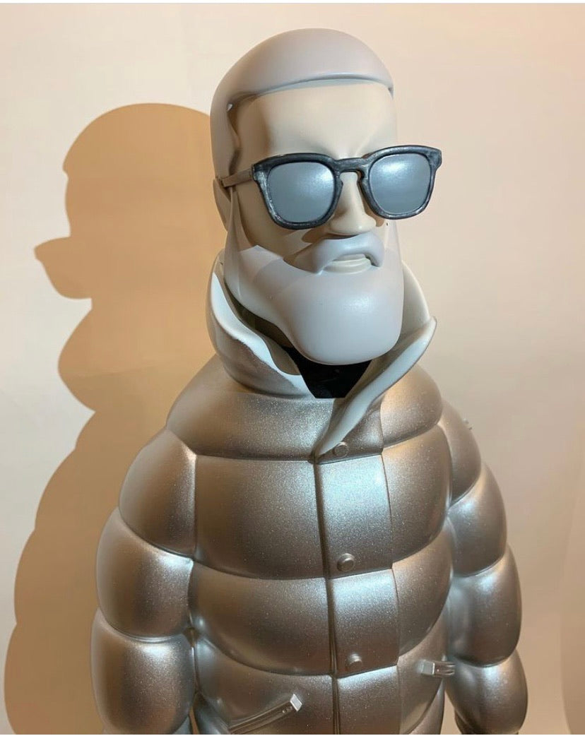Moncler x Craig Costello 2017 Limited Edition Mr. Moncler Figure In Down Jacket